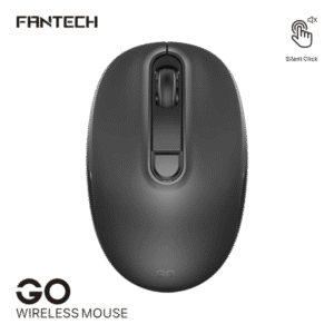 Fantech Go W192 White Silent Wireless Mouse – Black Color