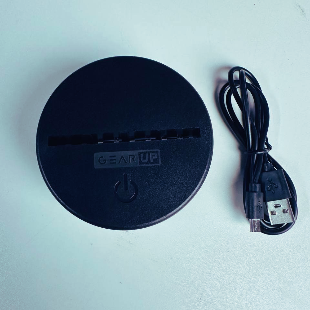 GearUP Acrylic Multicolor Night Lamp (Solar System)- BLACK - Image 2