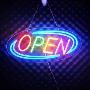 GearUP OPEN20R Neon Business Sign For Shop, Restaurant , Pharmacy, Cafe